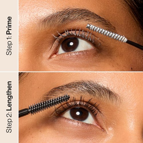 Honest Beauty 2-in-1 Extreme Length Mascara & Lash Primer - Lengthening & Volumizing | Black, 0.27 fl oz