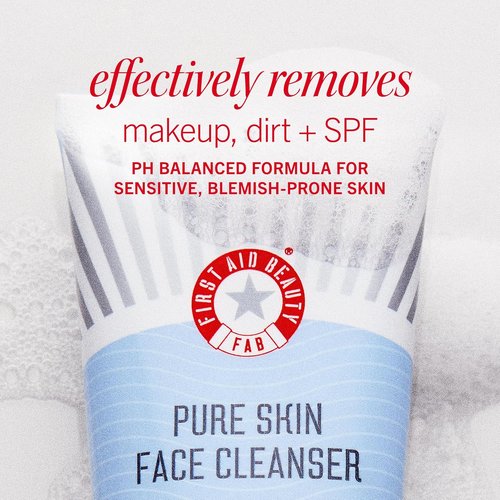 First Aid Beauty Face Faves Kit | Travel-Friendly Skin Care Gift Set with Cleanser, Exfoliating Pads & Repair Cream