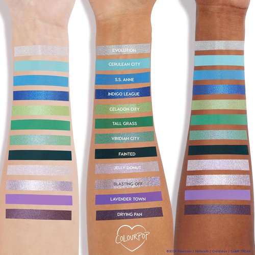 ColourPop Pokémon Pallet Town Eyeshadow Palette - Vibrant Shades for Stunning Looks