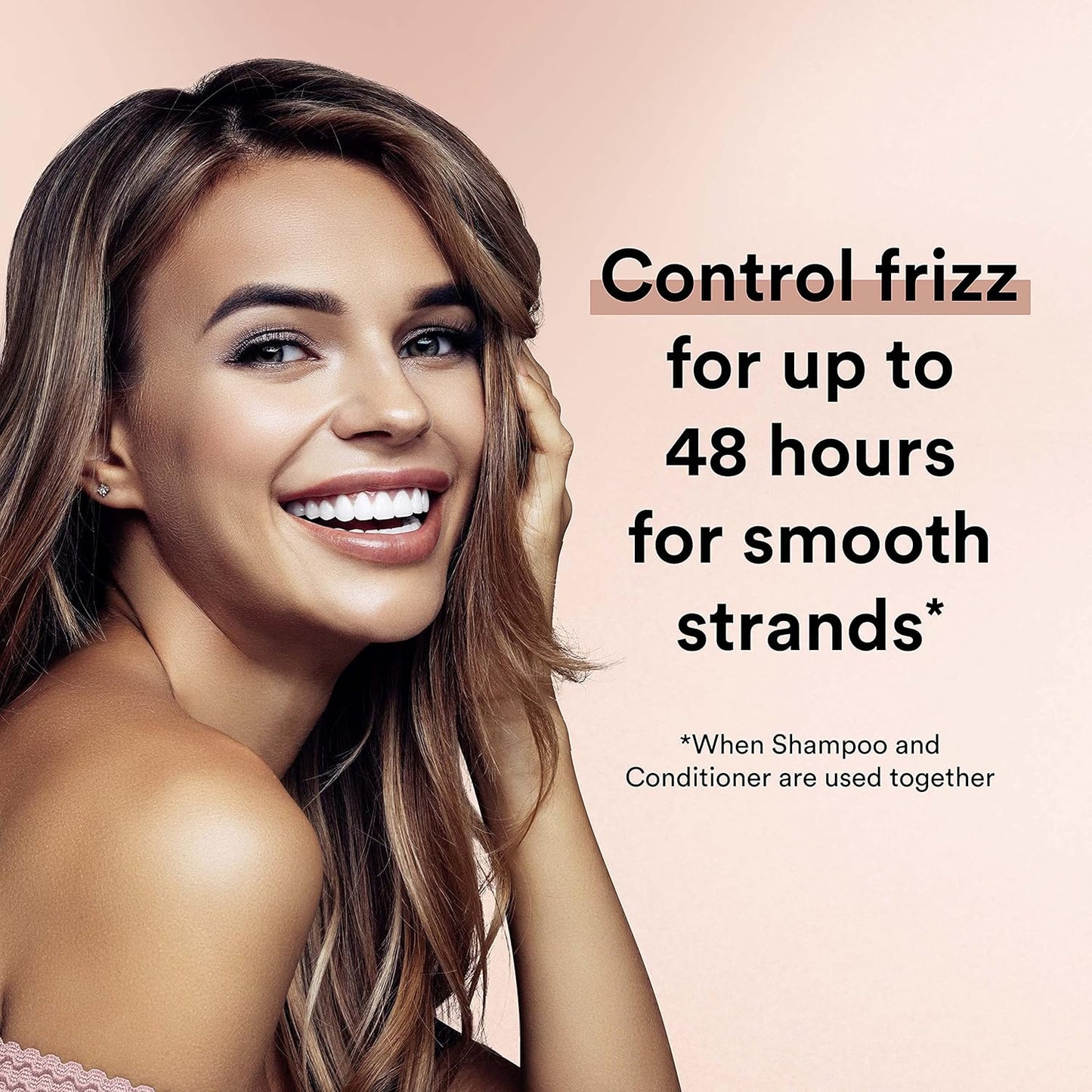 Suave Professionals Smoothing Shampoo - Keratin Infusion for Dry Hair | 48-Hour Frizz Control, 28 oz (Pack of 4)