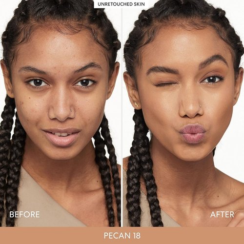 bareMinerals Barepro Liquid Foundation - Full Coverage SPF 20, Breathable, 24HR Wear, Natural Matte Finish