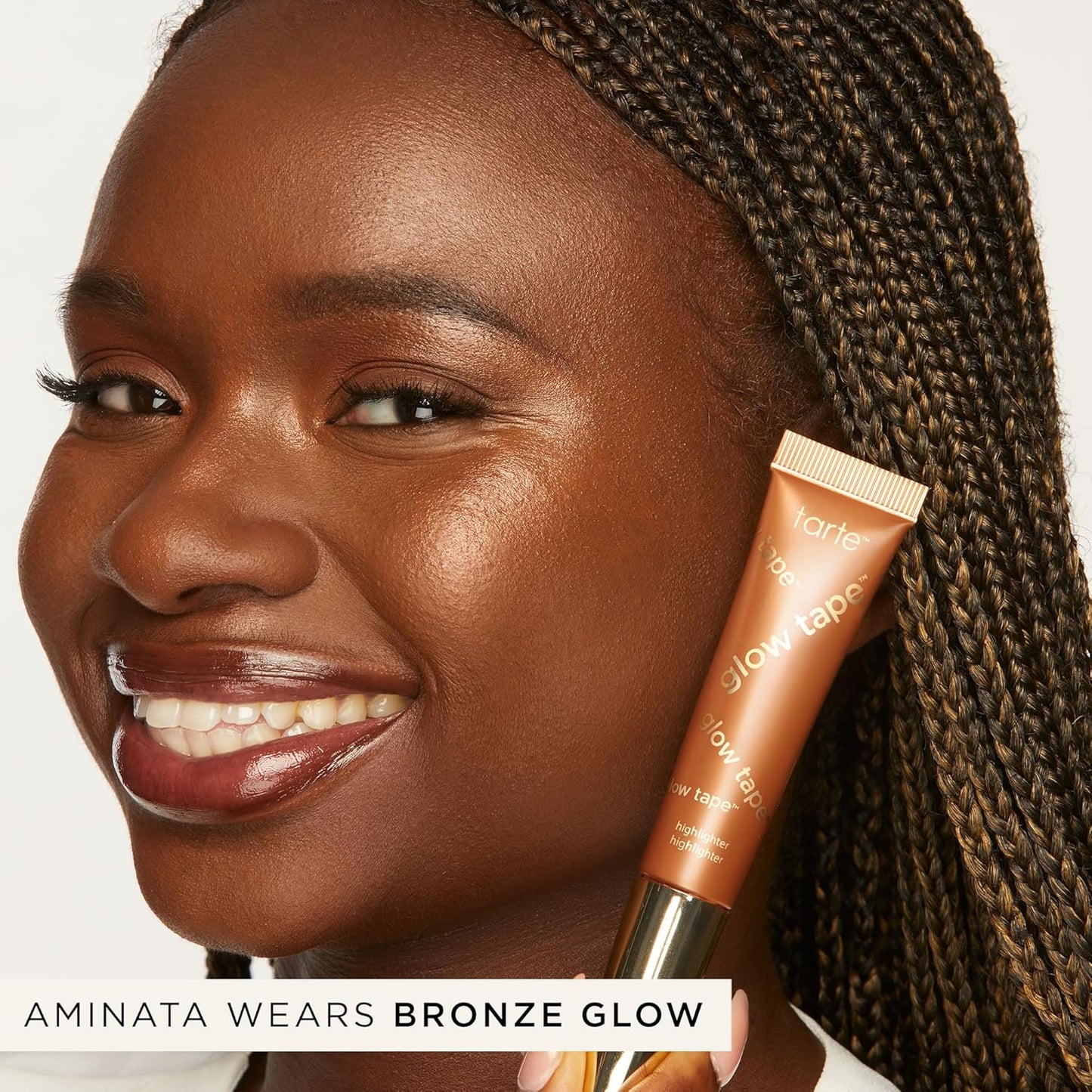 Tarte Glow Tape Highlighter - Illuminating Makeup with Buildable Mineral Pigments & Shea Butter, Vegan