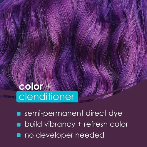 Keracolor Color + Clenditioner - 3-in-1 Color-Depositing Conditioner for Brunettes | 12 Fl Oz, Gently Cleanses & Conditions