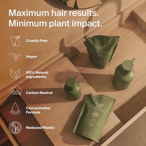 Keune So Pure Clarify Shampoo - Deep Cleansing & Detoxifying Formula | 13.5 Fl Oz