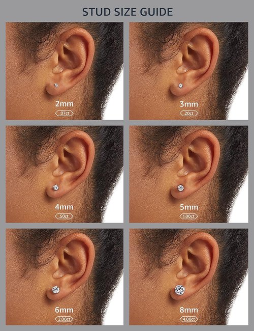 Amazon Collection Gold and Rhodium Plated Sterling Silver Cubic Zirconia Earrings