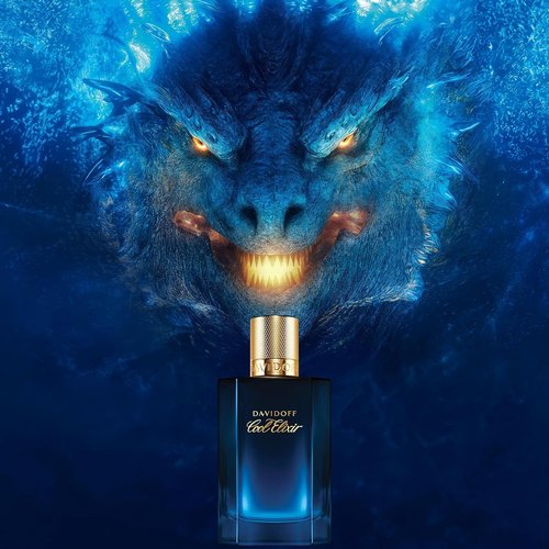 Davidoff Cool Elixir Parfum Intense - Woody Men's Cologne with Rose Oxide & Oud Accord - Long Lasting Fragrance