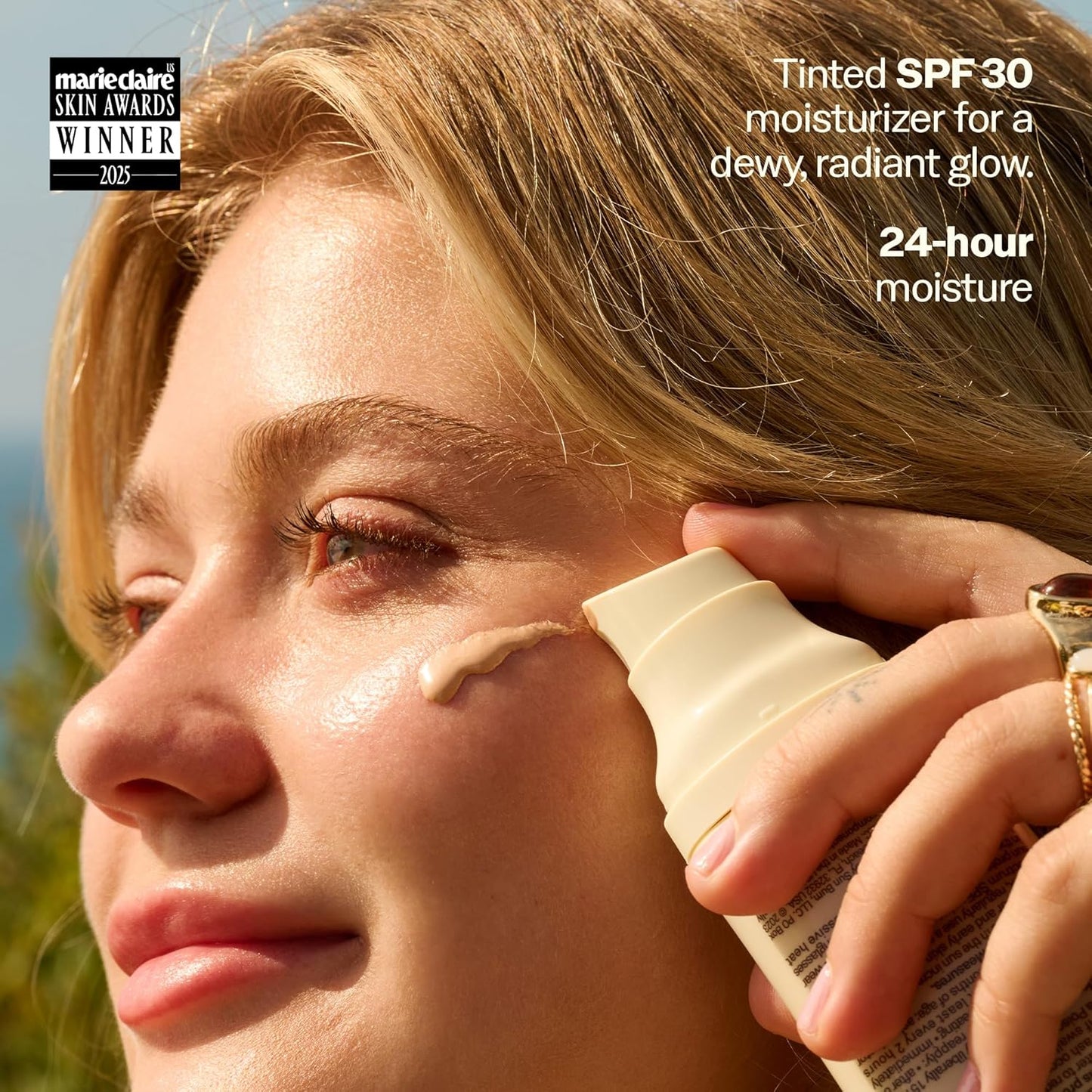 Sun Bum Daily SPF 30 Glow Sunscreen Face Lotion - Tinted Moisturizing Formula for Dewy Finish - Travel Size 1.7 oz