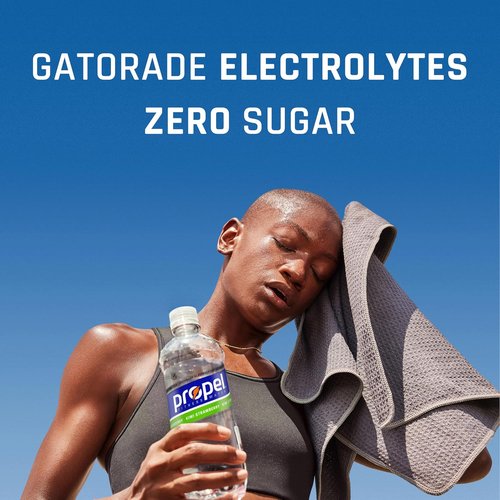 Propel Kiwi Strawberry Sports Drink - Zero Calorie Hydration with Electrolytes & Vitamins C&E | 16.9 Fl Oz (12 Count)