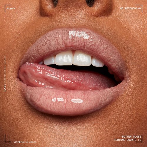 NYX Professional Makeup Butter Gloss - Non-Sticky Lip Gloss in Fortune Cookie (True Nude)
