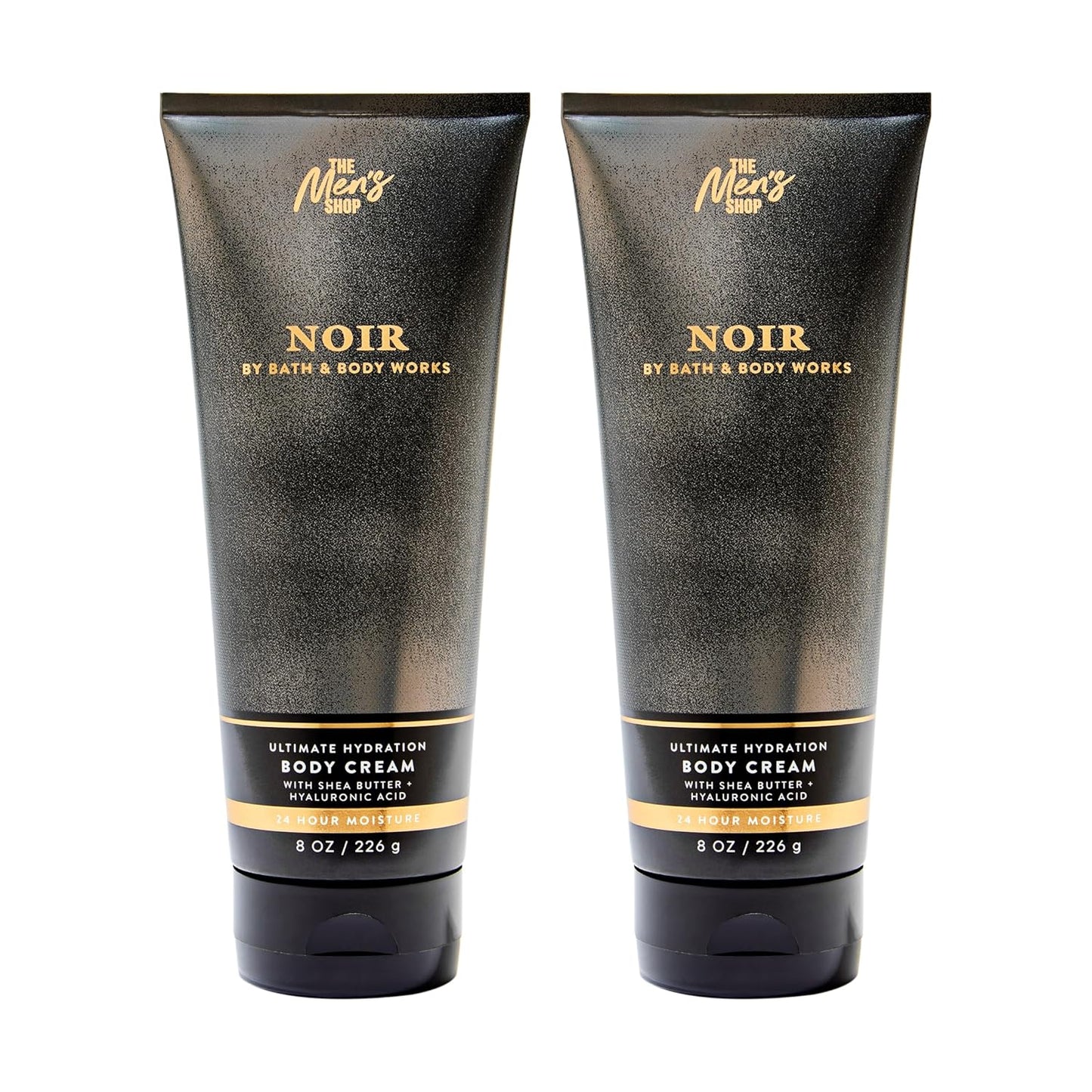Bath & Body Works Noir Hydration Body Cream - Deep Moisturizing Formula for Smooth Skin - 48-Hour Hydration - 2-Pack