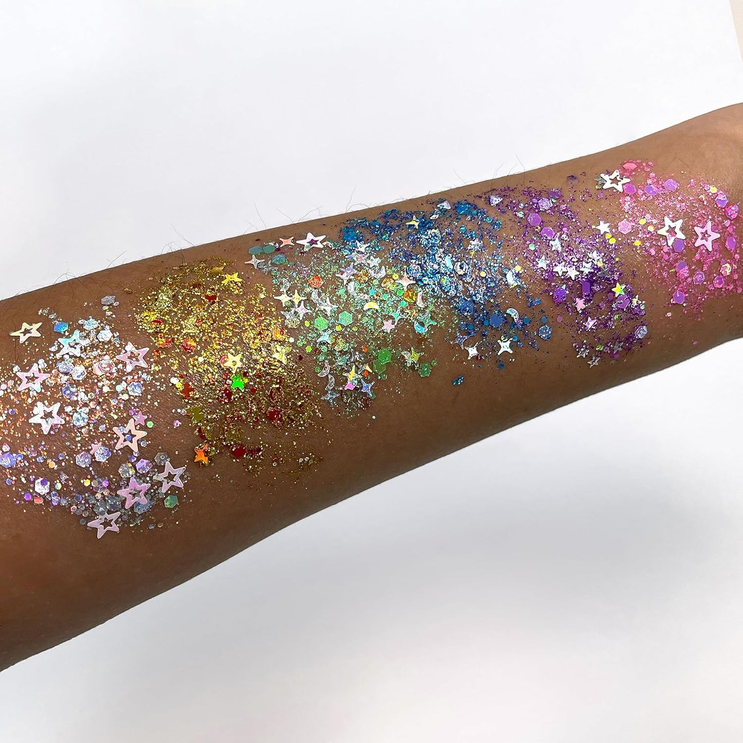 Secret of Pharaoh Holographic Glitter Gel - Pink Passion | Vibrant Face, Body & Hair Makeup - Long-Lasting Shimmer