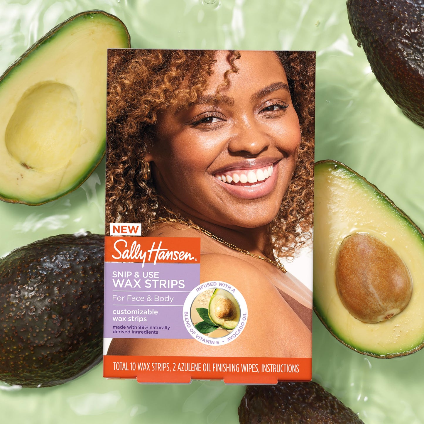 Hair Removal Snip & Use Wax Strips