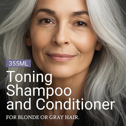 Loma Hair Care Violet Duo - Nourishing Shampoo & Conditioner Set for Brighter Blonde Hair