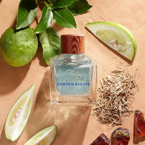 Hollister Canyon Escape Men's EDT Spray - Refreshing Fragrance | 3.4 oz Bottle