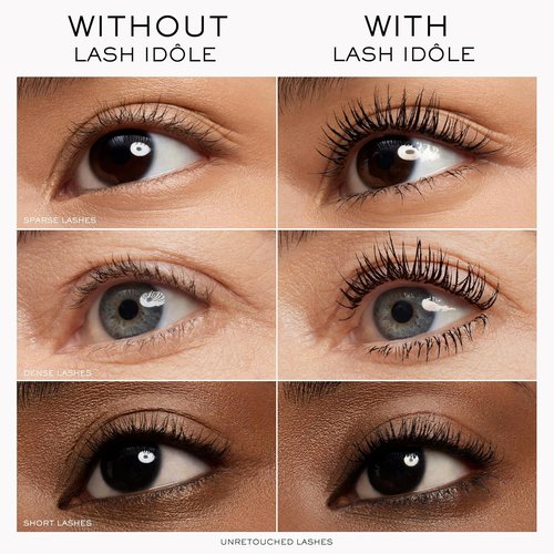 Lancôme Lash Idôle Mascara - Lash-Lifting & Volumizing Formula for Instant Volume & Length - Black