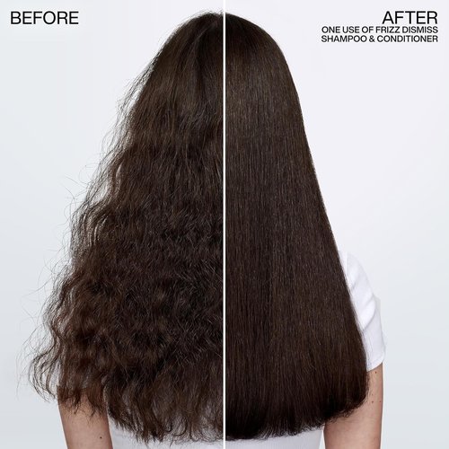 Redken Frizz Dismiss Shampoo - Smooth & Shine for Frizzy Hair, Weightless Frizz Control, Sulfate-Free