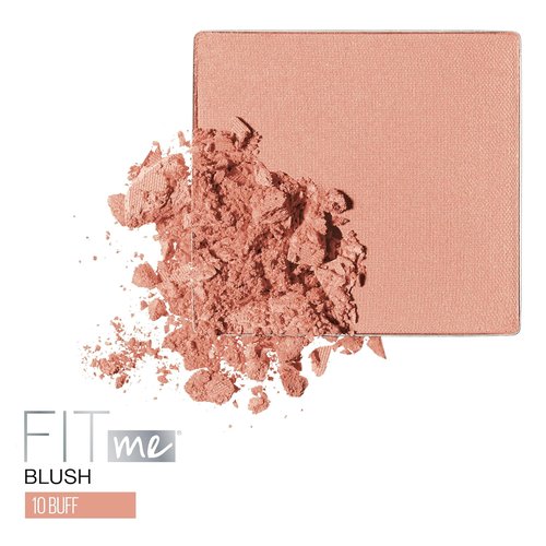 Maybelline Fit Me Blush - Lightweight, Smooth & Blendable All-Day Makeup in Buff - 1 Count