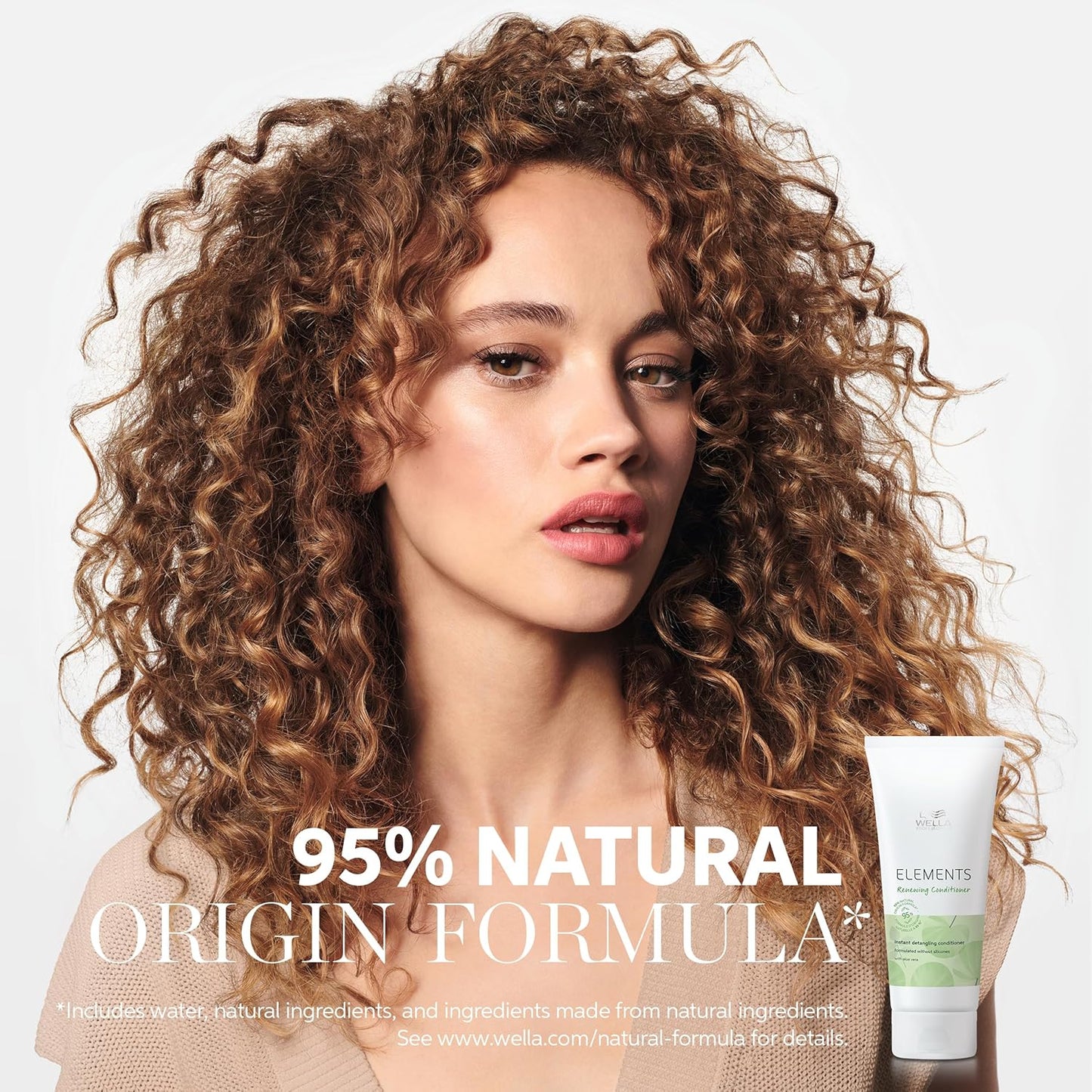 Wella Professionals Elements Gentle Renewing Conditioner - Silicone-Free | Instant Detangling for All Hair Types