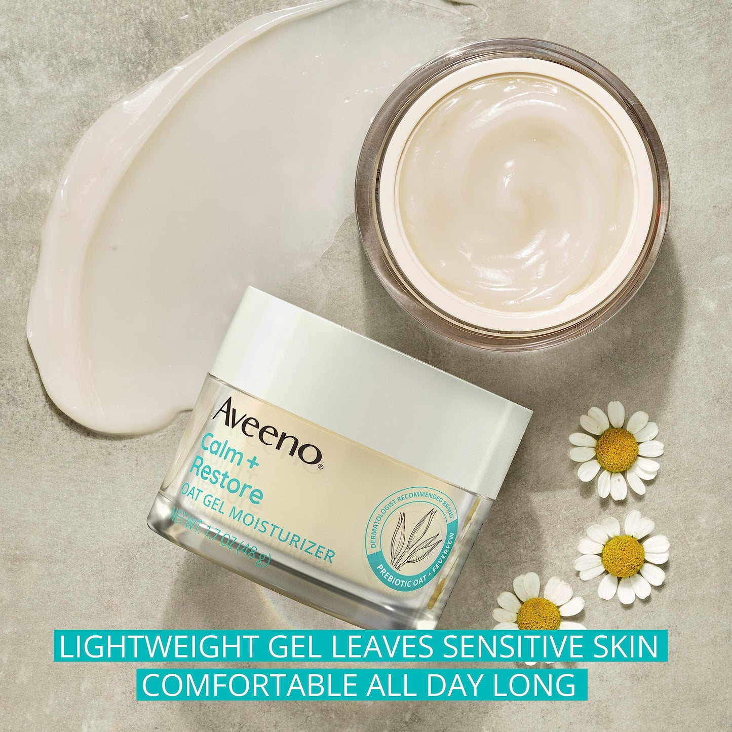 Aveeno Daily Moisturizing Body Lotion, Body Lotion for Dry Skin with Prebiotic Oat, Paraben Free, Fragrance Free, Non-Greasy, Non-Comedogenic Moisturizer, 18 FL OZ