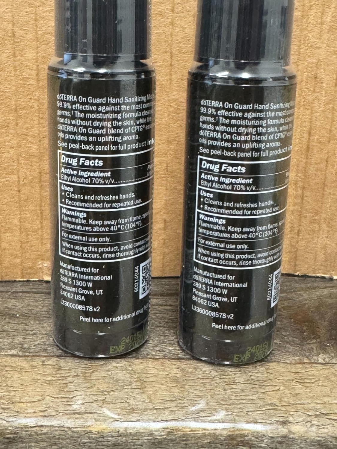 doTERRA On Guard Sanitizing Mist - 27mL | Effective Protection Against Germs (2 Pack)