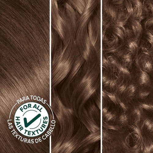 Garnier Nutrisse Ultra Crème Hair Color - Permanent Vegan Hair Dye with 100% Gray Coverage | 60 Light Natural Brown (Acorn), 2 Count