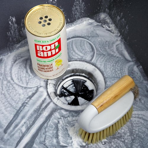 Bon Ami Powder Cleanser - Versatile Kitchen & Bathroom Cleaner, Removes Grime & Odors (Single Pack)