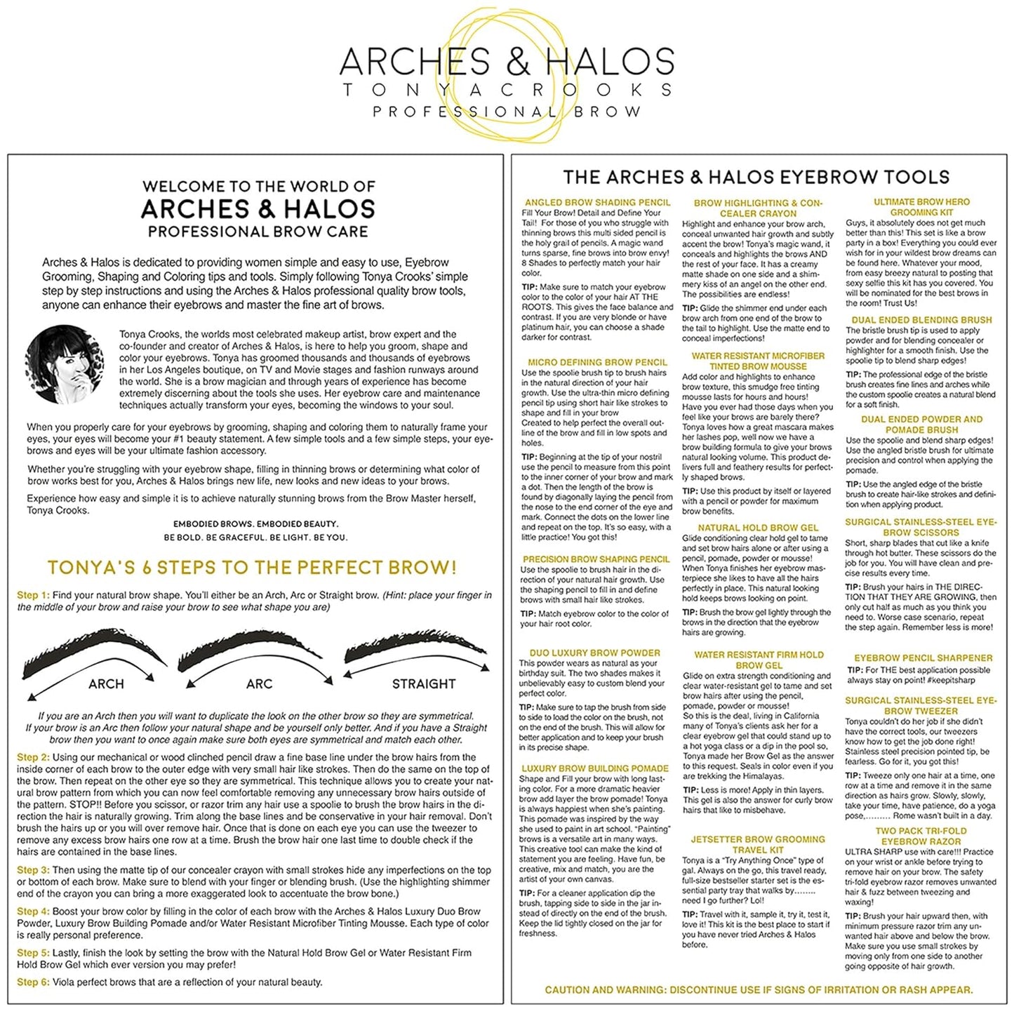 Arches & Halos Micro Defining Brow Pencil - Long-Lasting, Smudge-Proof Formula for Fuller Brows | Sunny Blonde, 0.003 oz