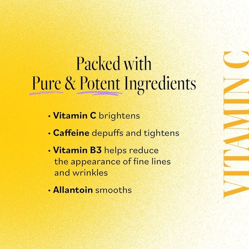 Derma E Vitamin C Under Eye Patches - Brightening Hydro Gel for Dark Circles (60 Ct, 30 Pairs)