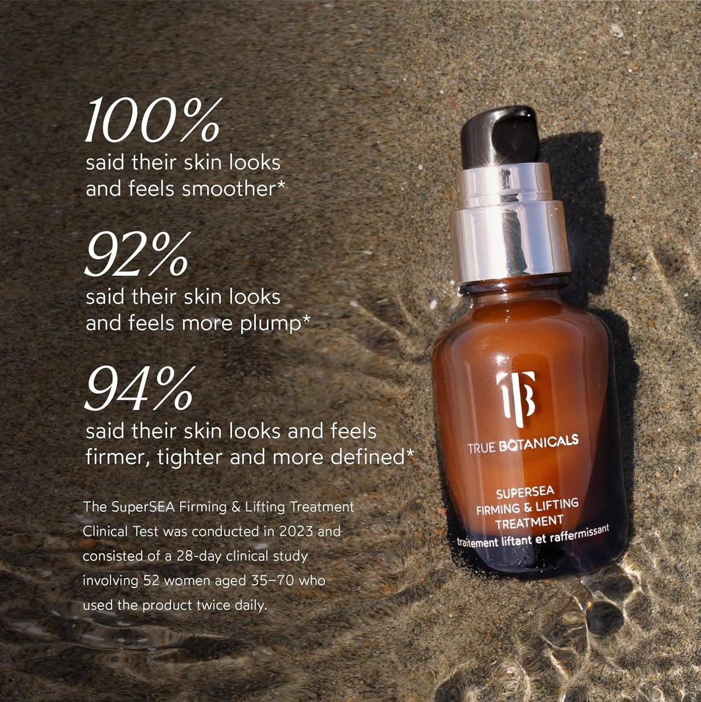 True Botanicals SuperSEA Firming Treatment - Visibly Lifts & Tightens Skin | All-Natural, Vegan | 1 fl oz | 30 ml