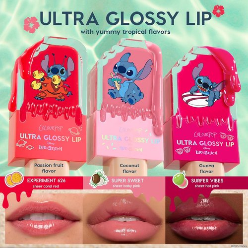 ColourPop Ultra Glossy Lip Gloss - High-Shine, Non-Sticky Hydration | Sheer Baby Pink - Super Sweet (0.24 Fl oz)