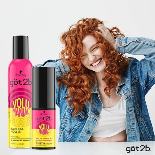 Got2b Volumaniac Spray Powder - Instant Volume & Texture Boost | 0.28 oz