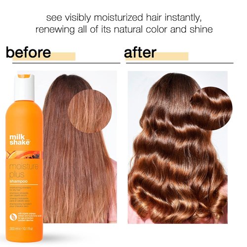 Milk_Shake Moisture Plus Shampoo - Deep Hydration for Dry Hair | 33.8 Fl Oz
