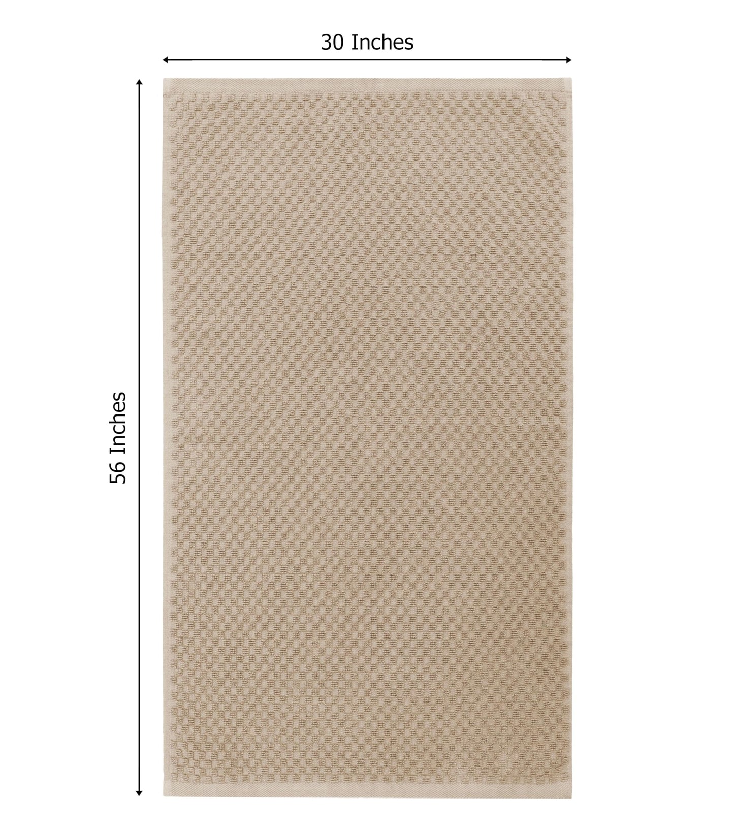 COTTON CRAFT Waffle Bath Towel - Set of 4 Luxury Euro Spa Waffle Weave Towels - 100% Ringspun Cotton Super Absorbent Quick Dry Bath Towel Set - Oversized 30 inches x 56 inches - Linen