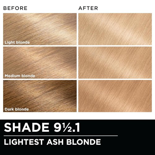 Garnier Olia Hair Color - Ammonia-Free Permanent Dye, Oil-Rich Formula, 9 1/2.1 Lightest Ash Blonde