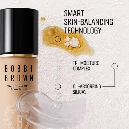 Bobbi Brown Weightless Skin Foundation SPF 15 - Oil-Control, 24-Hour Hydration, Natural Matte Finish | 1 Fl Oz