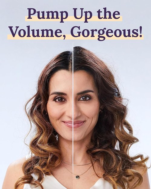 Keranique Volumizing Shampoo & Conditioner Set | Hair Repair & Growth Support - Lightweight Formula with Keratin, Biotin & Niacinamide