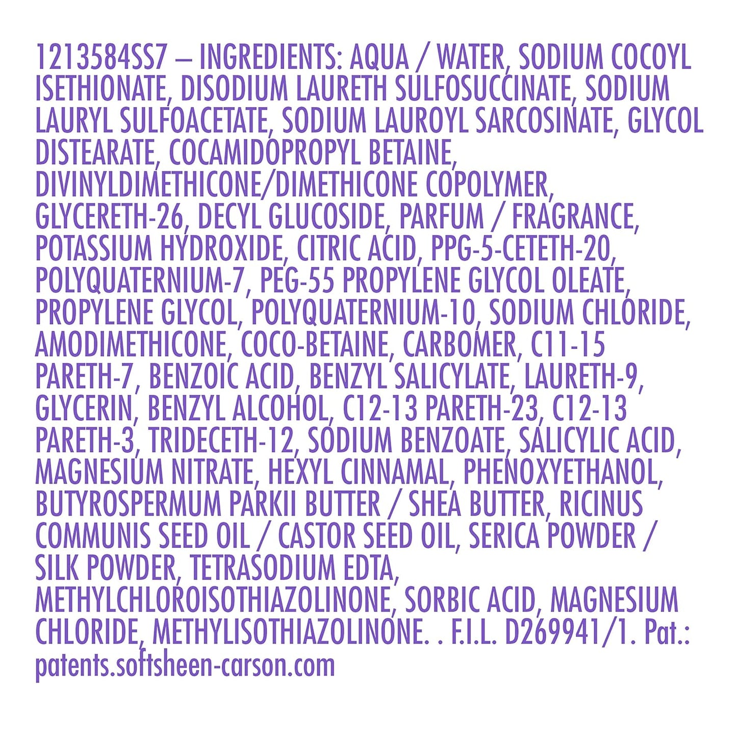 SoftSheen-Carson Dark and Lovely Hydrating Sulfate-Free Shampoo - Castor Oil for Curly Hair, 8.5 fl oz