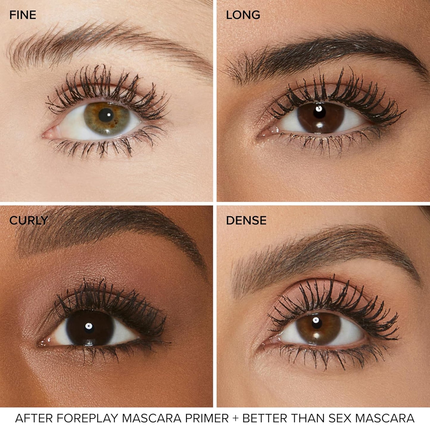 Too Faced Better Than Sex Mascara & Foreplay Primer Travel Duo - Volumizing & Conditioning, 0.17 Fl Oz & 0.13 Fl Oz