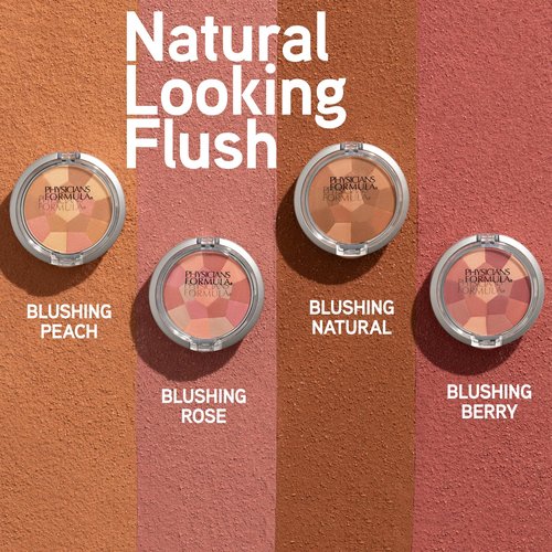 Physicians Formula Multi-Colored Blush - Silky Smooth, Hypoallergenic, Easy Blending | Blushing Rose