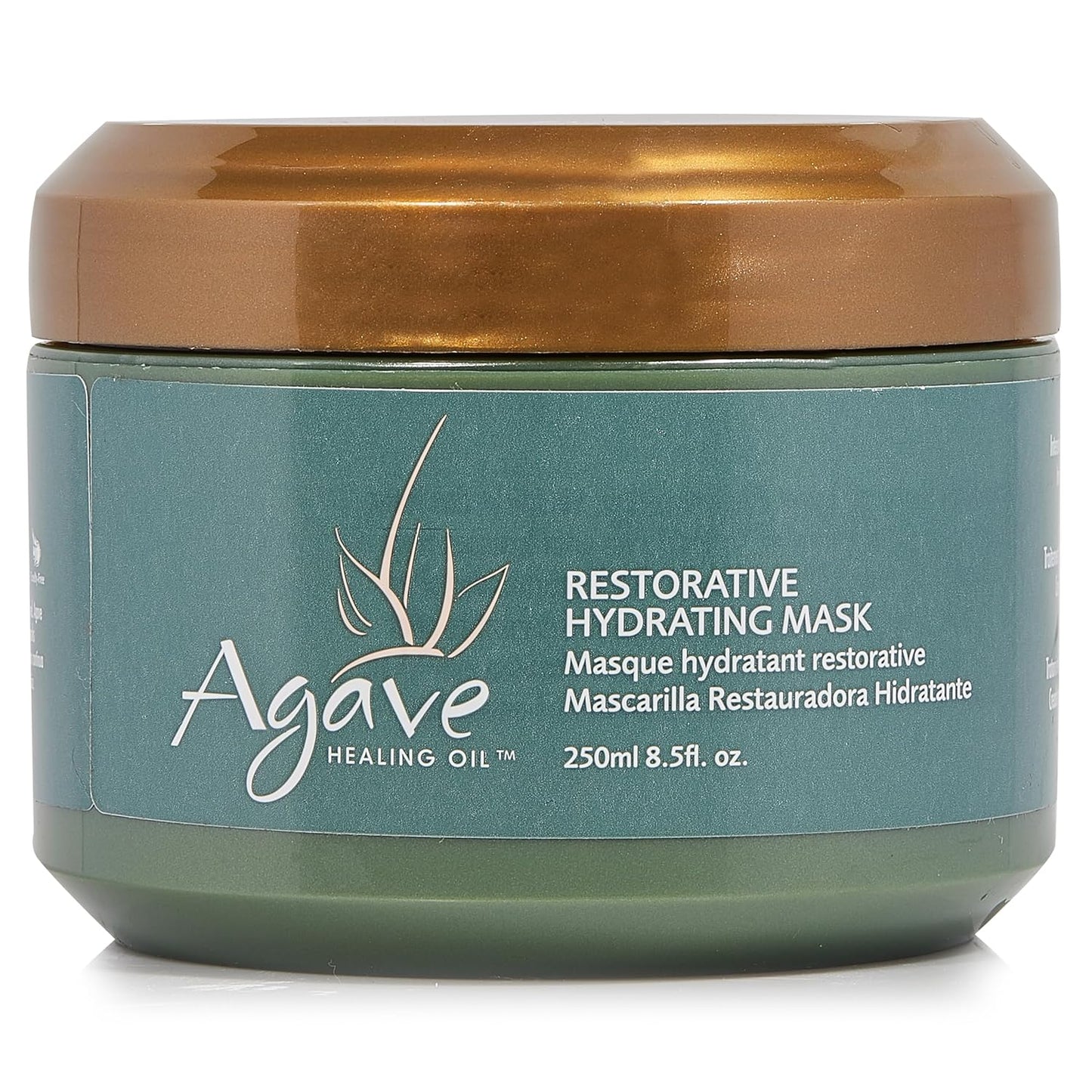 Agave Restorative Hydrating Mask - Deep Conditioning Treatment for Dry or Damaged Hair | 8.5 fl oz