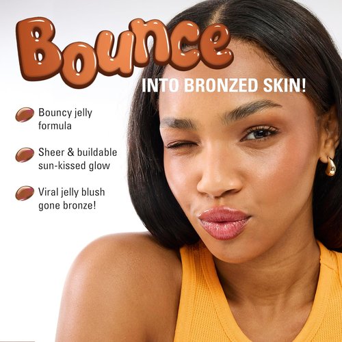 Revolution Beauty London Jelly Bronzer Tint - Vegan Bronzing Makeup for Sun-Kissed Glow | Dark Cocoa, 0.28 oz