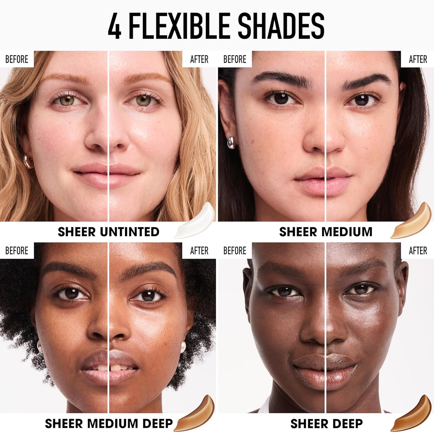 bareMinerals Daily Dewy Sunscreen - Hydrating SPF 30 Face Sunscreen with Niacinamide | Lightweight, No White Cast, Broad Spectrum Protection