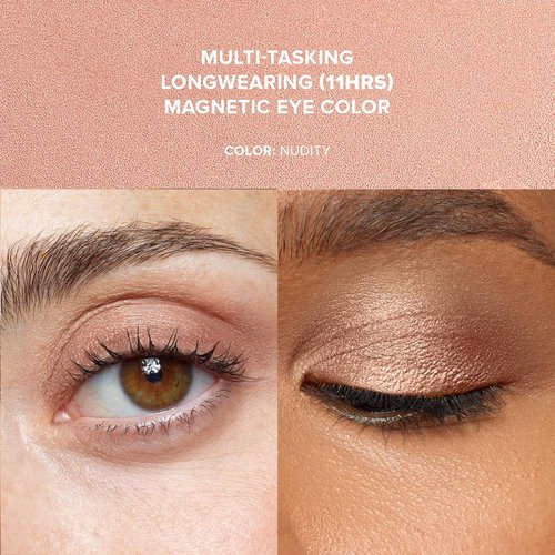 Nudestix Magnetic Luminous Eye Color - 4-in-1 Cream Eyeshadow Stick & Eyeliner | Long-Wear, Waterproof, Vegan