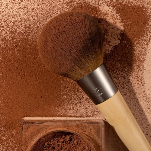 EcoTools Full Powder Brush - Fluffy Makeup Brush for Loose & Pressed Powder, Soft Synthetic Bristles, Eco-Friendly