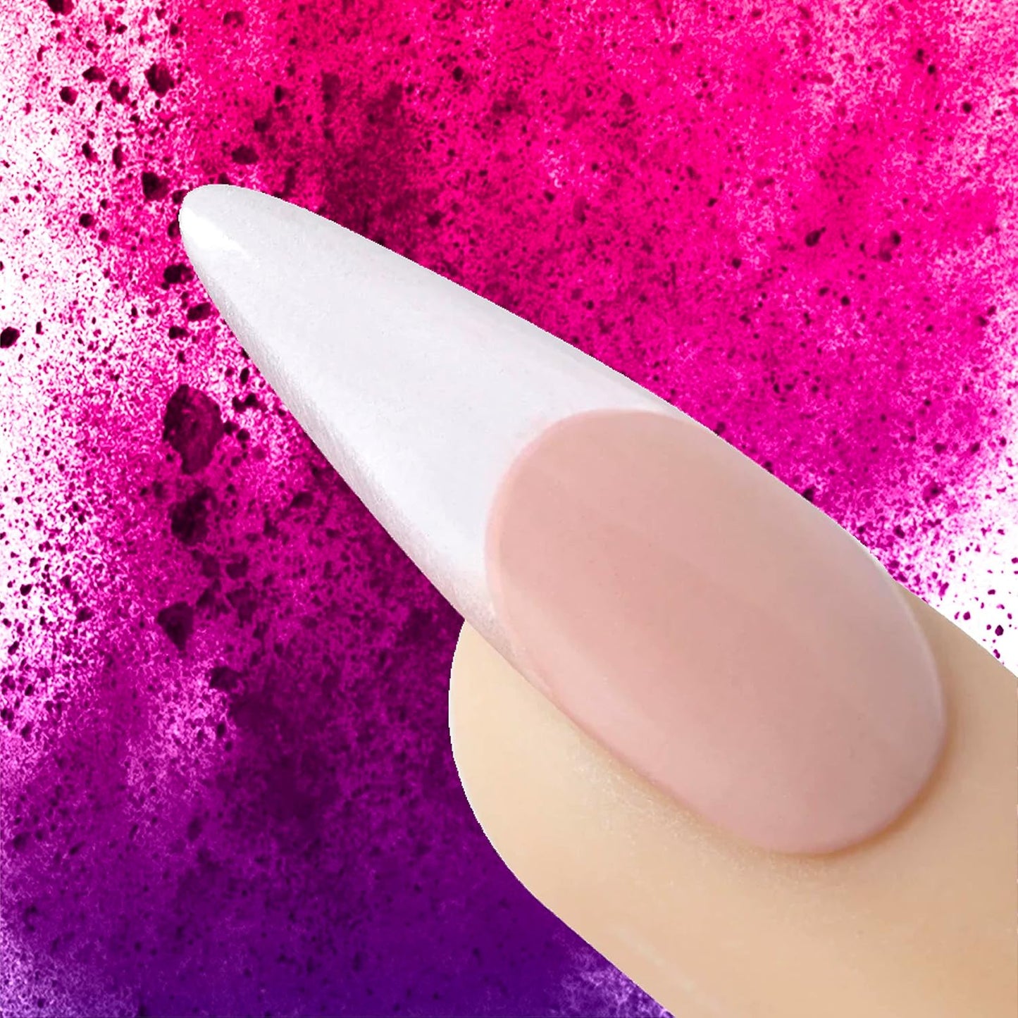Young Nails Acrylic Core Powder - Self-Leveling Nail Powder for Extensions | Clear, Nude, Pink & White, 45g