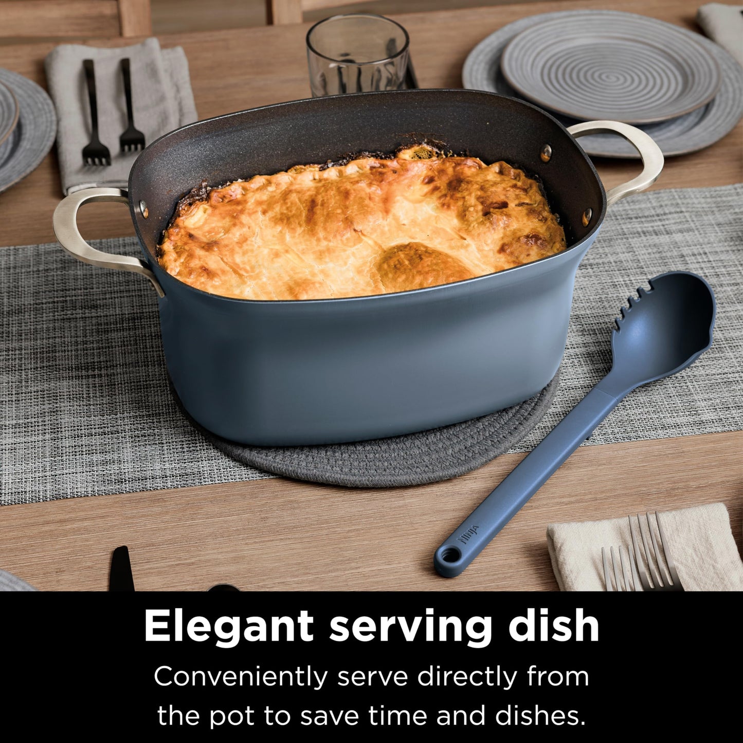 Ninja® 12-in-1 PossibleCooker™ PLUS | 8.5-qt - Sous Vide & Proof Multi-Cooker | Slow Cooker, Dutch Oven & More | Glass Lid & Integrated Spoon | Nonstick | Oven Safe Pot to 500°F | Black | MC1010