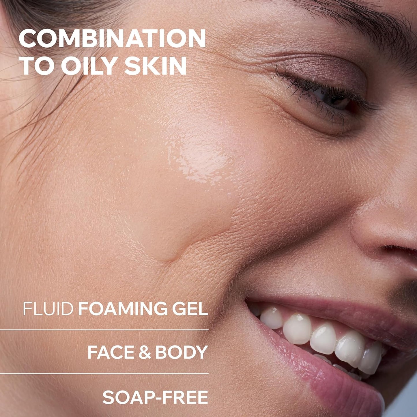 Uriage Hyseac Cleansing Gel - Purifying Face & Body Wash for Back Acne, Soap-Free, Oily Skin