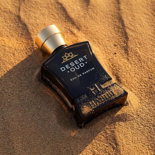 H HABIBI Desert Oud Perfume for Men - 2.5 oz Long-Lasting Arabian Cologne | Bold Floral Woody Luxury Fragrance
