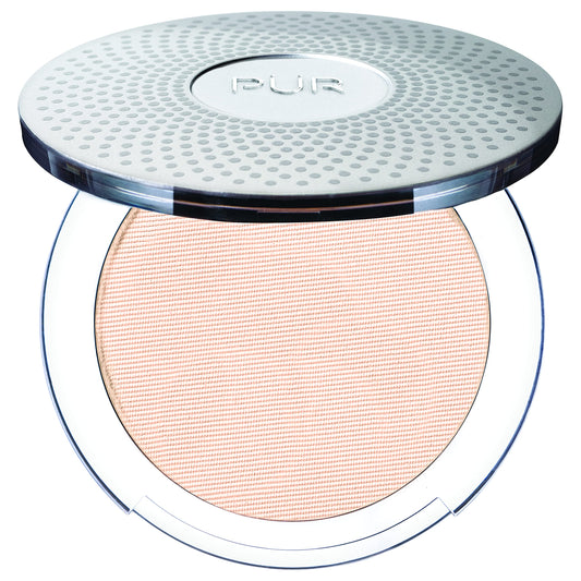 PUR Beauty 4-in-1 Pressed Mineral Makeup Powder Foundation with SPF 15 - Concealer & Finishing Compact Pressed Powder for Face - Buildable Medium to Full Coverage Foundation Powder (Fair Ivory)