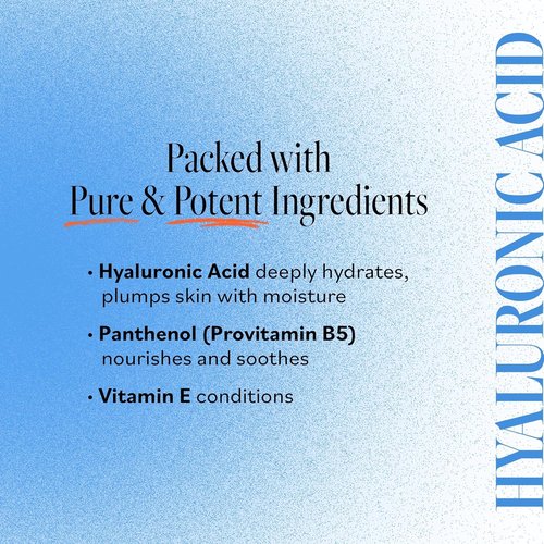 Derma E Hydrating Gentle Cleanser - Moisturizing Facial Wash with Hyaluronic Acid | 6 fl oz